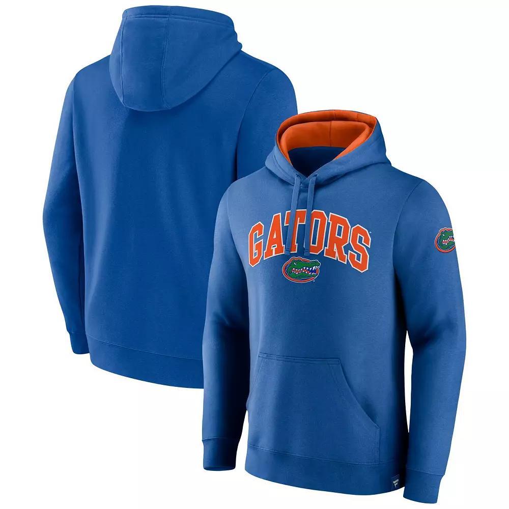 Men's Fanatics Branded Royal Florida Gators Arch & Logo Pullover Hoodie, Size: 2XL, Blue Product Image