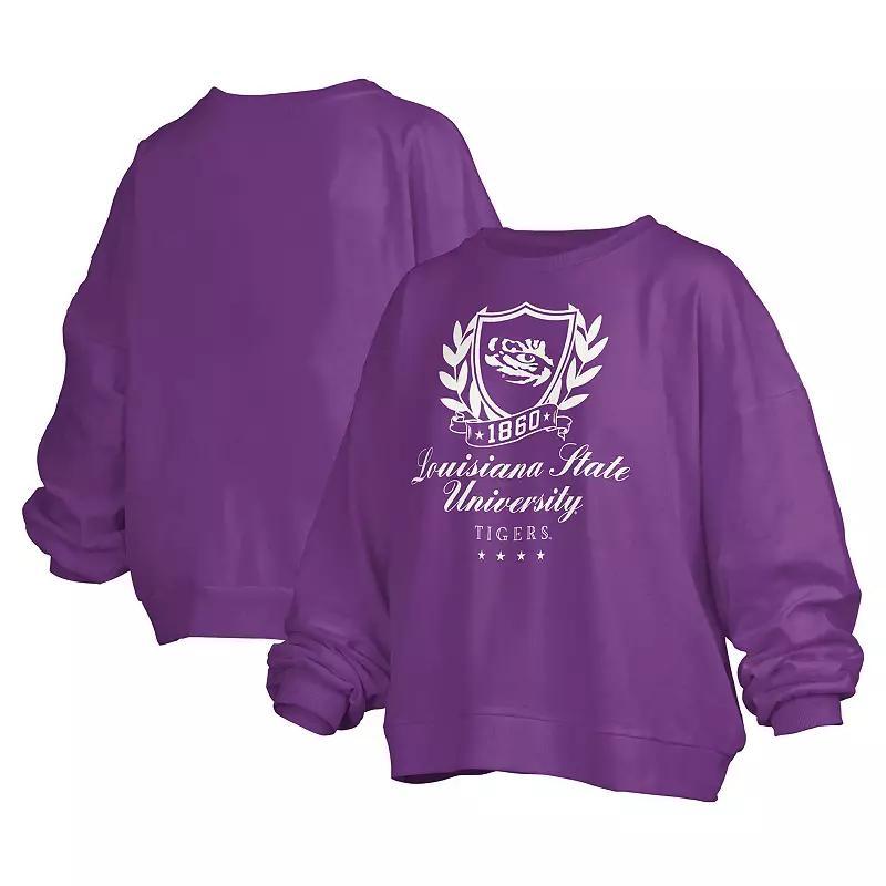 Women's Pressbox Purple LSU Tigers Big Aug Script Janice Over Product Image
