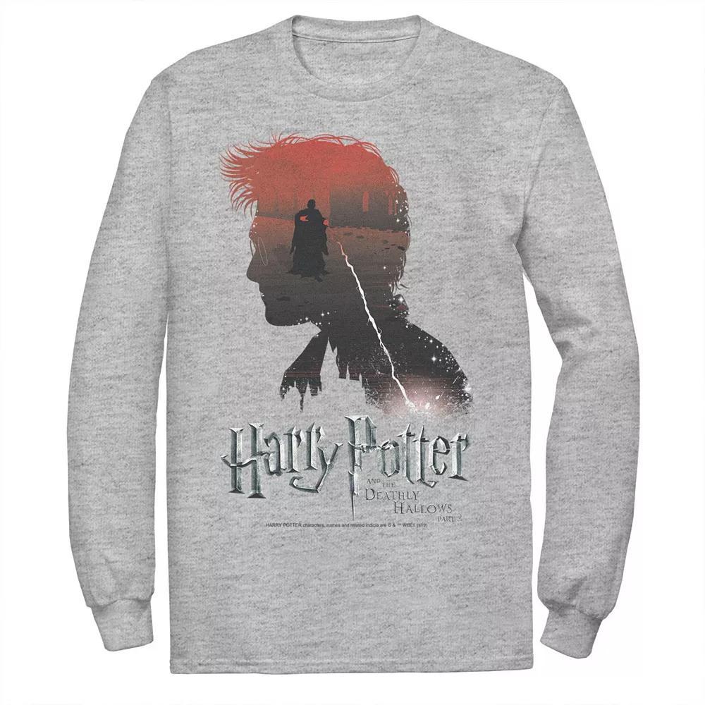 Men's Harry Potter Deathly Hallows Voldemort Silhouette Fill Tee,  Product Image