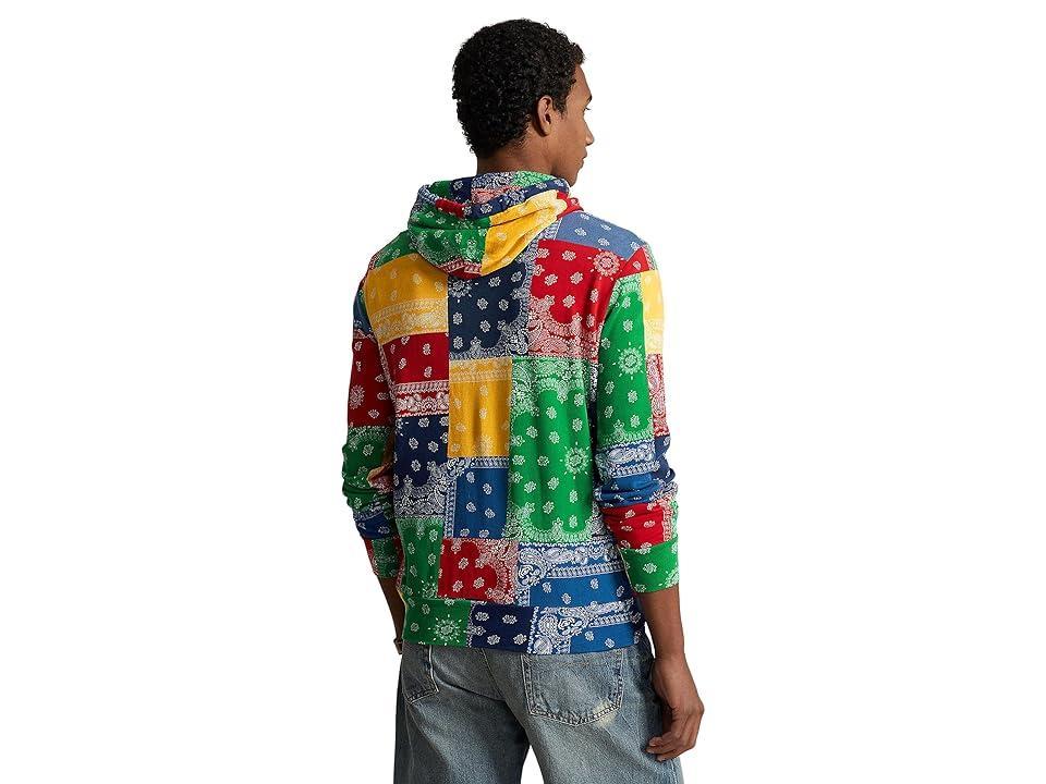 Polo Ralph Lauren Patchwork-Print Spa Terry Hoodie (Archival Bandana) Men's Sweatshirt Product Image