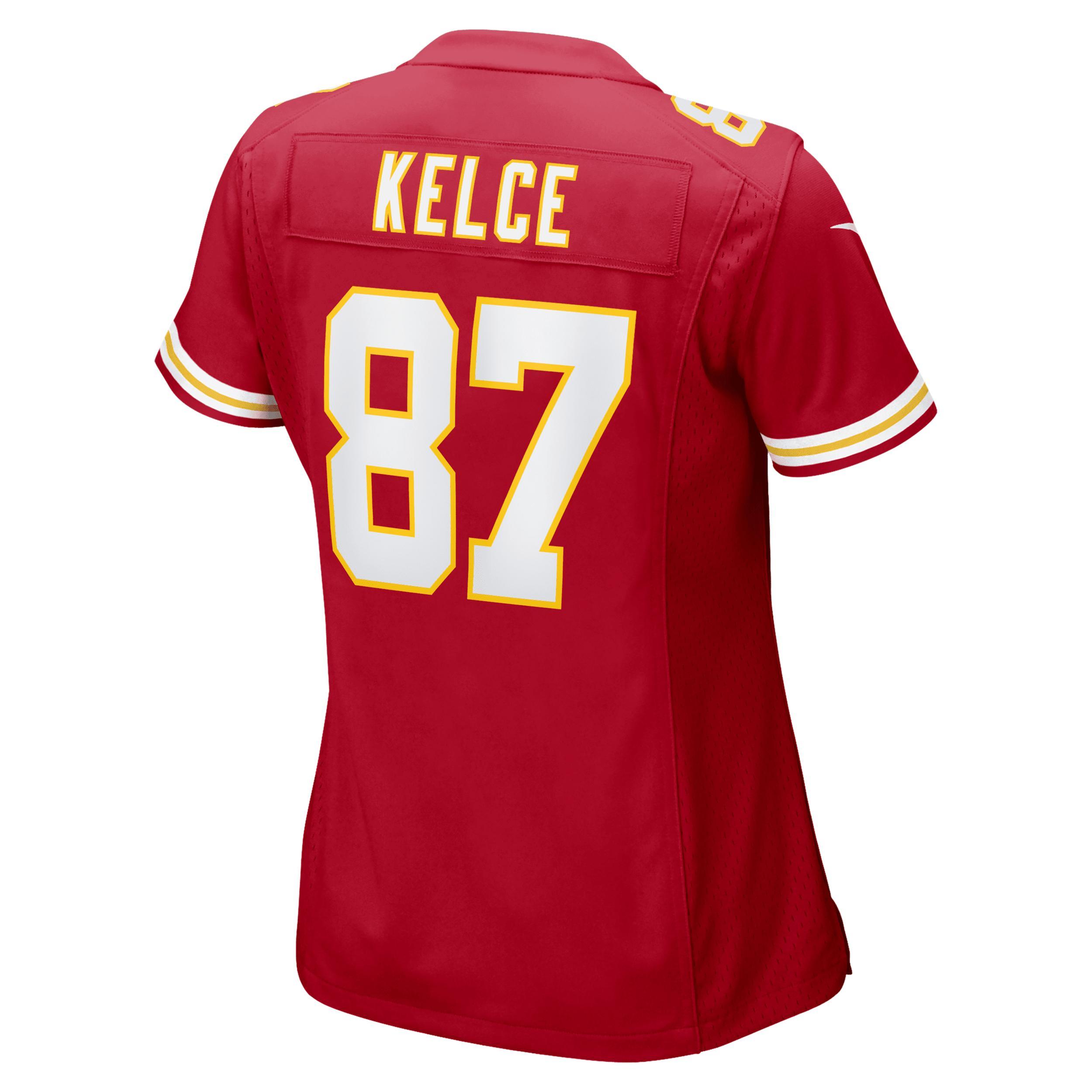 Travis Kelce Kansas City Chiefs Nike Womens NFL Game Football Jersey | 67NWKCGH7GF-2NE Product Image
