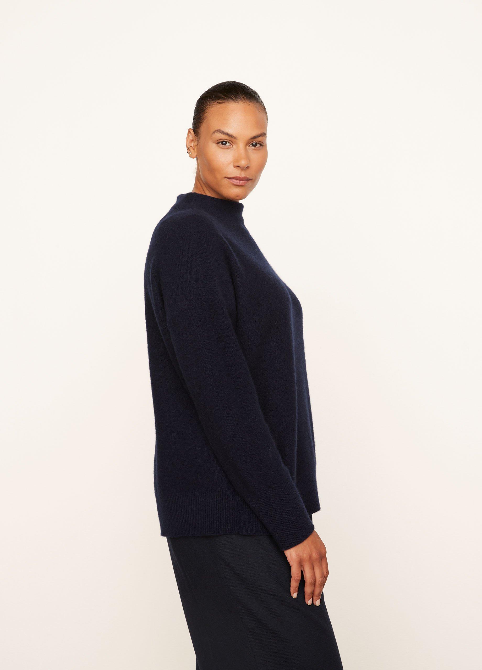 Plush Cashmere Funnel Neck Sweater Product Image