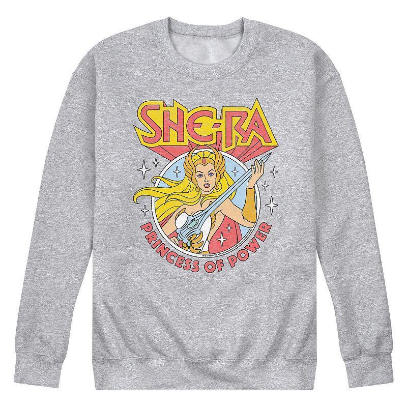 Men's She-Ra Princess Of Power Graphic Fleece Pullover, Size: Medium, Gray Product Image