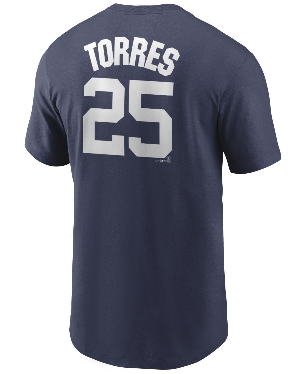 Mens Nike Gleyber Torres New York Yankees Name & Number T-Shirt Blue Product Image