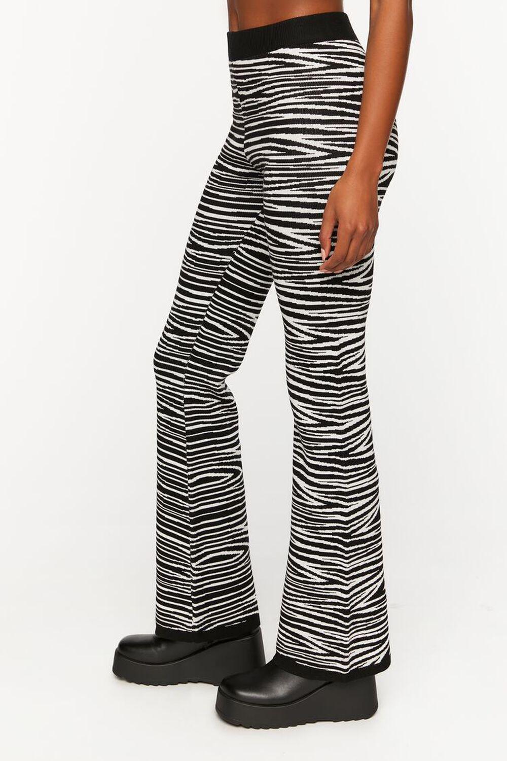 Zebra Print Flare Pants | Forever 21 Product Image