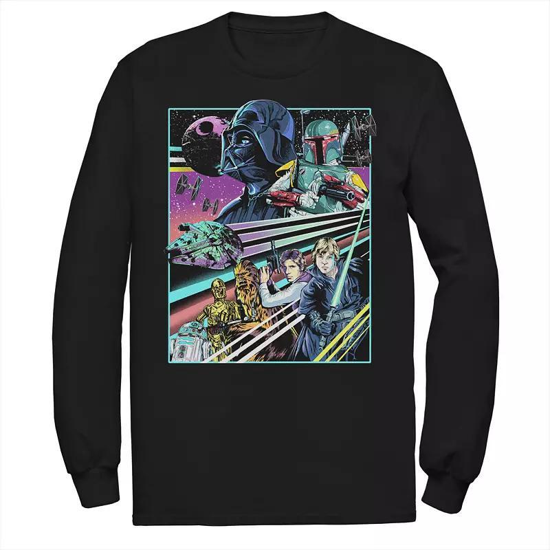 Disneys Star Wars Mens Rebellion Poster Long Sleeve Tee Product Image