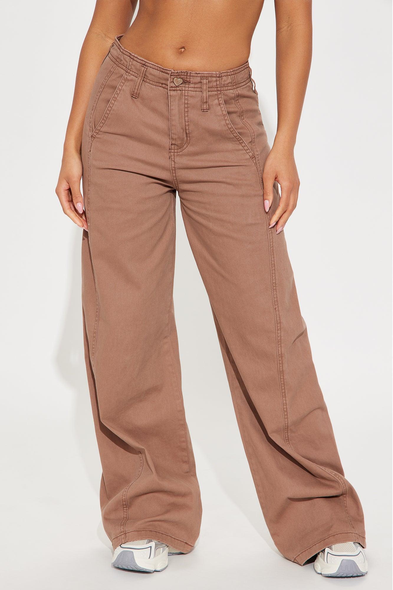Lena Trouser Pant - Brown Product Image