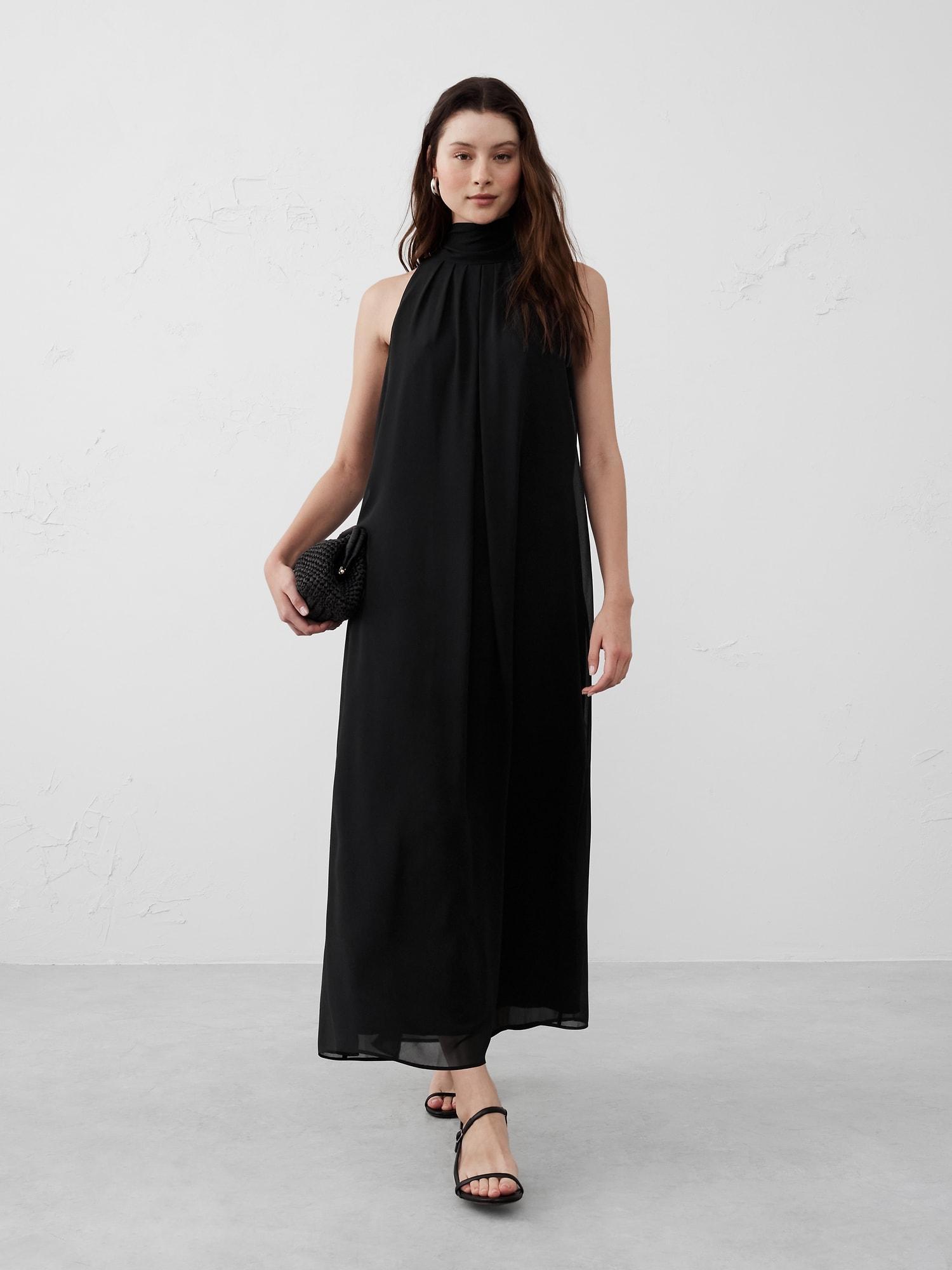 Chiffon Midi Dress Product Image