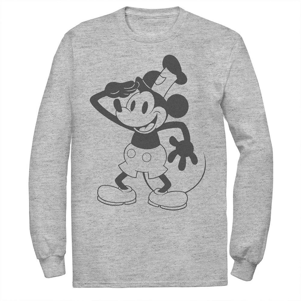 Disney's Mickey Mouse Big & Tall Captain Long Sleeve Graphic Tee, Men's,  Product Image