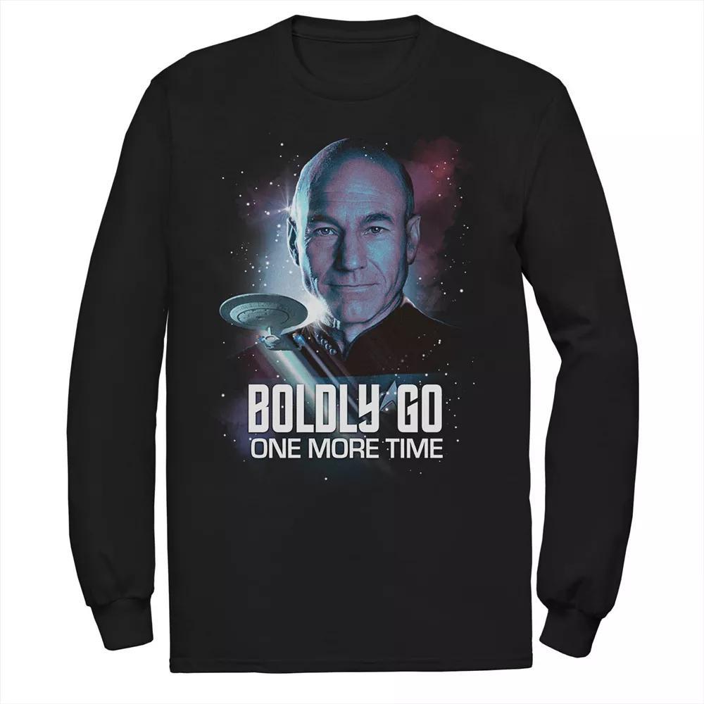 Men's Star Trek The Next Generation Boldly Return Tee, Size: 3XL, Black Product Image