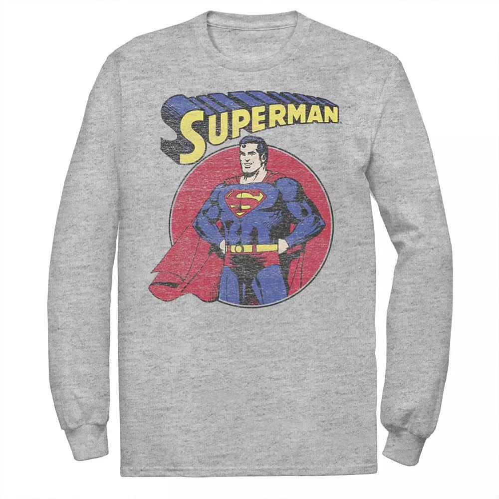 Men's DC Comics Superman Vintage Circle Portrait Logo Tee,  Product Image