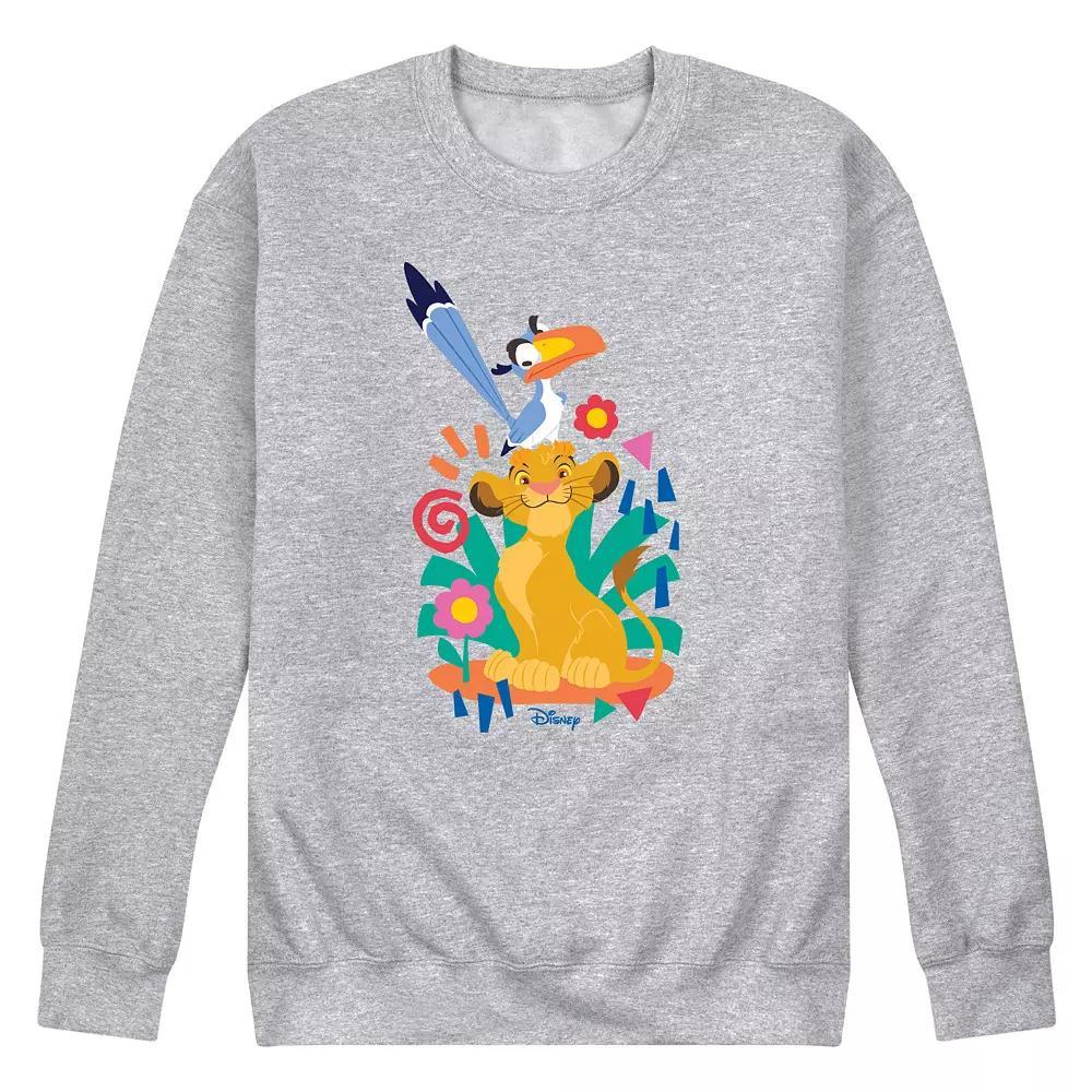 Disney's Lion King Simba & Zazu Men's Fleece Sweatshirt,  Product Image