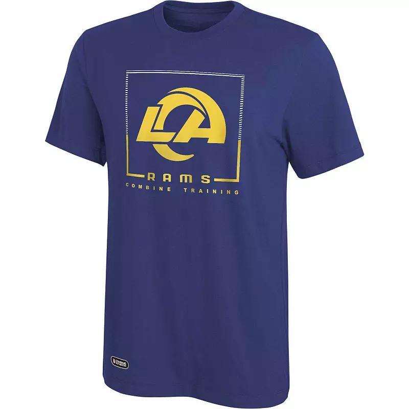Men's Royal Los Angeles Rams Combine Authentic Clutch T-Shirt,  Product Image