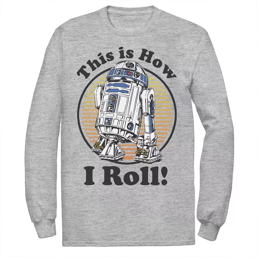 Men's Star Wars C-3PO R2-D2 Besties Badge Long Sleeve Graphic Tee,  Product Image