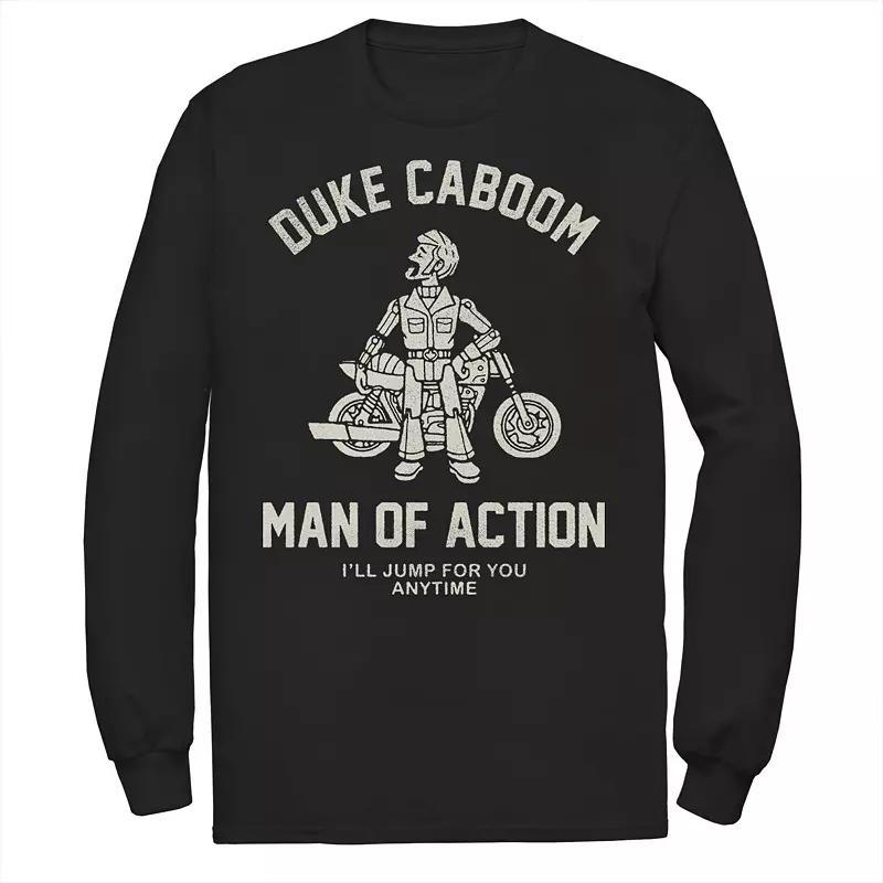 Disney / Pixar's Toy Story Duke Caboom Men's Man Of Action Tee, Size: Small, Black Product Image