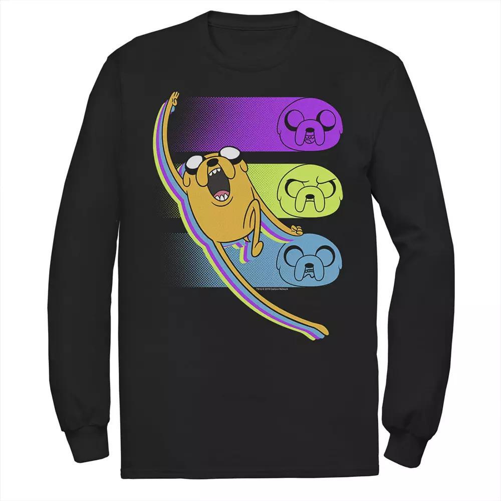 Men's Cartoon Network Adventure Time Jake Emotions Tee, Size: Small, Blue Product Image