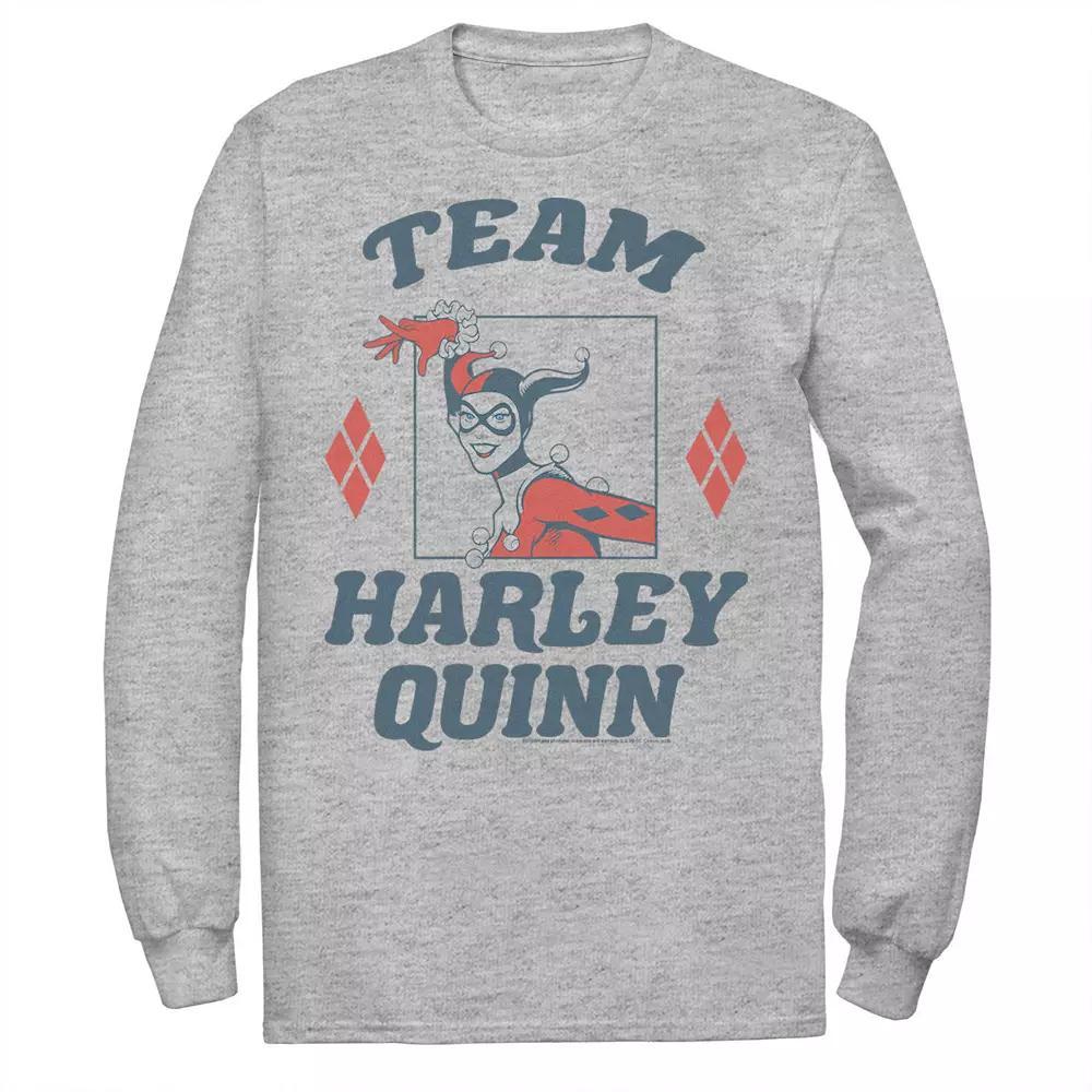 Men's Batman Team Harley Quinn Vintage Portrait Tee,  Product Image