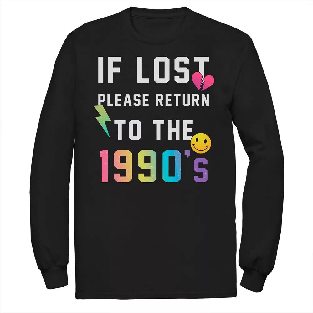 Men's Fifth Sun If Lost Please Return To The 1990's Tee,  Product Image