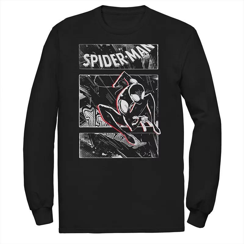 Big & Tall Marvel Spider-Man Spiderverse Comic Retro Tee, Men's,  Product Image