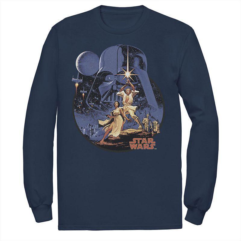 Men's Star Wars Group Shot Classic Tee, Size: XL 30, Blue Product Image