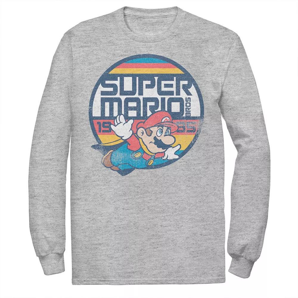 Big & Tall Nintendo Super Mario Bros Mario Flying Graphic Fleece Pullover, Men's,  Product Image