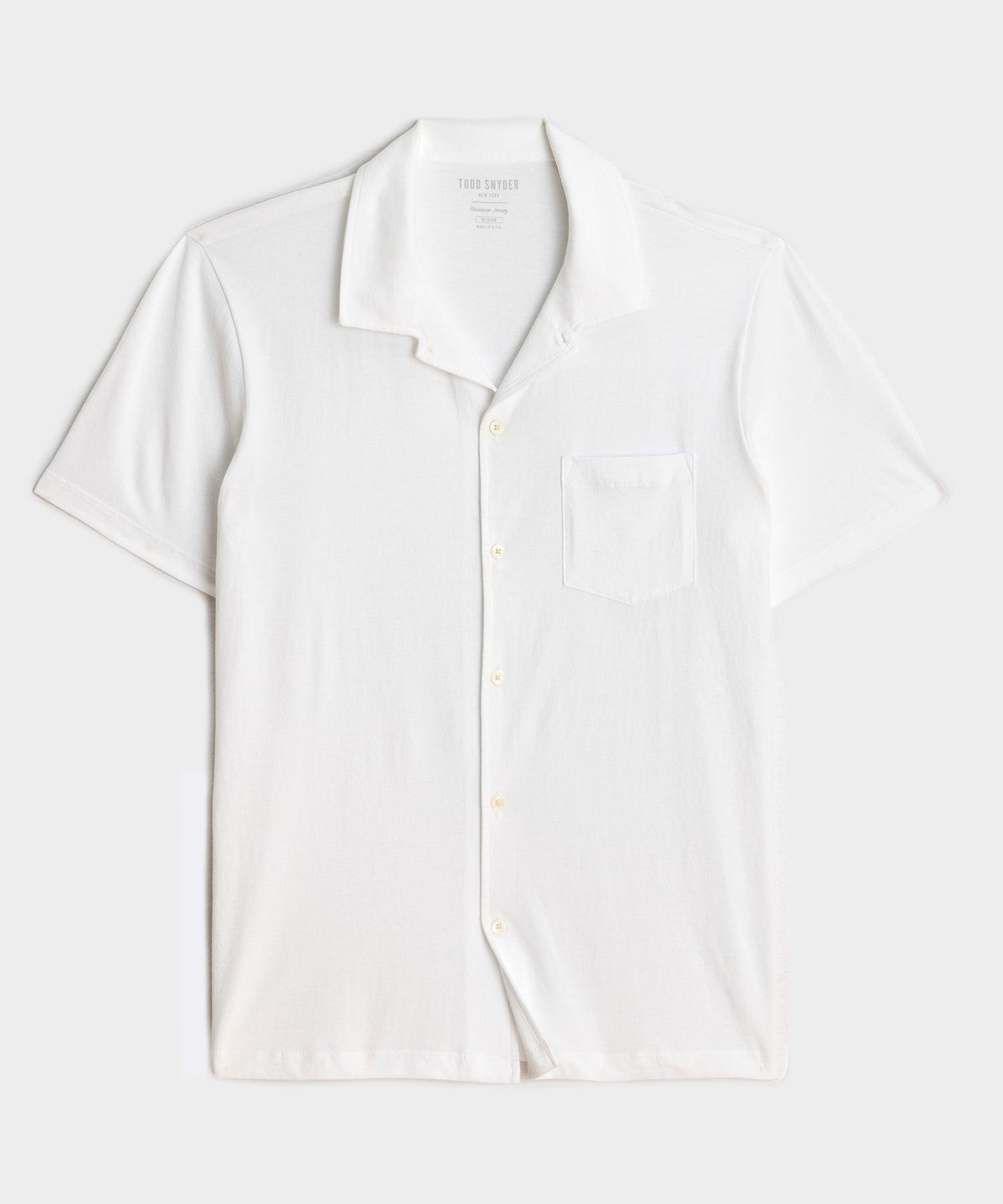 Made in L.A. Jersey Full-Placket Polo Product Image