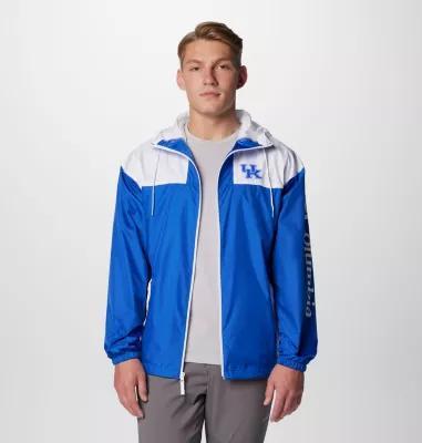 Columbia Mens Collegiate Flash Challenger II Windbreaker - Kentucky- Product Image