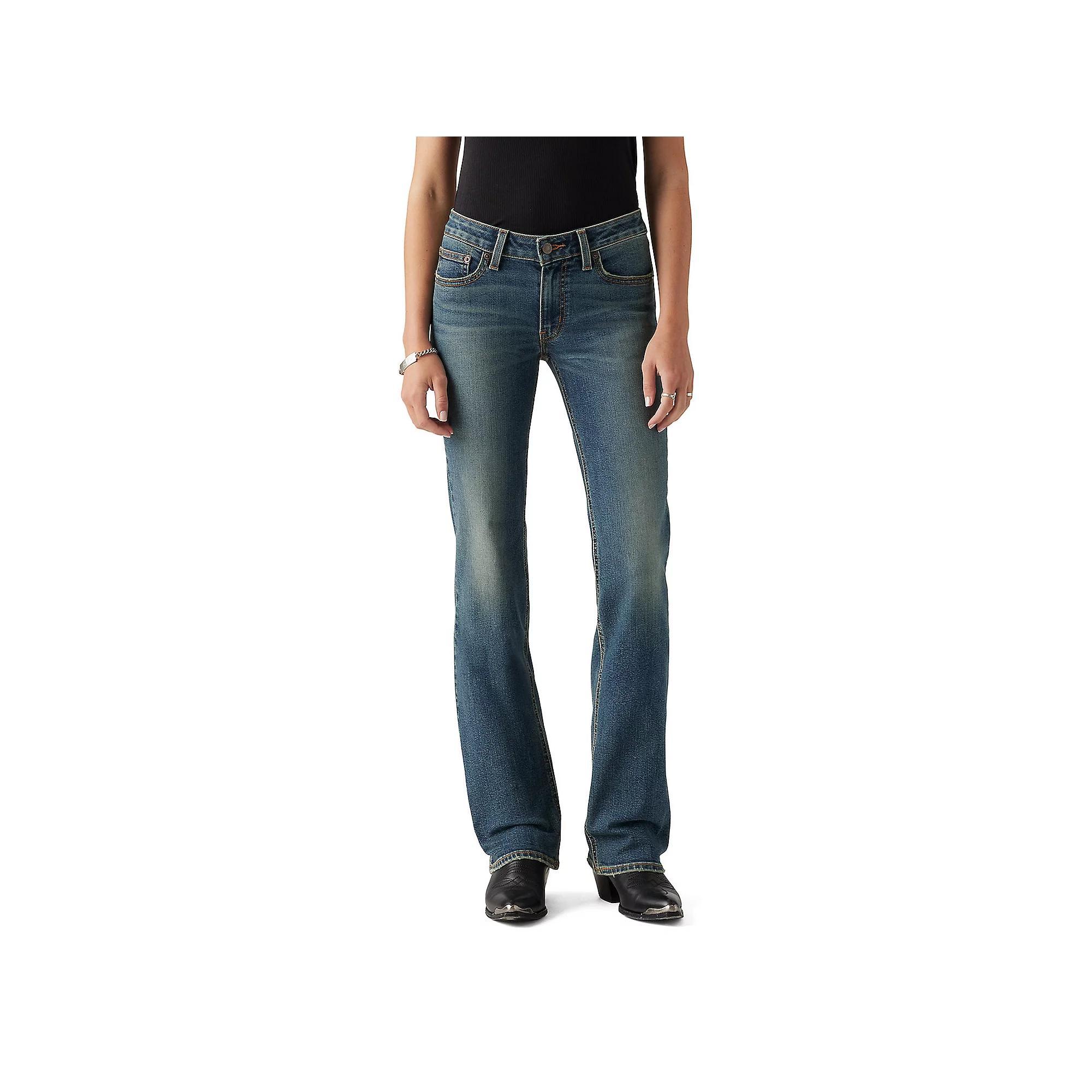 Women's Levi's® Super Low-Rise Bootcut Jeans, Size: 32(US 14)Medium, Show On The Road Product Image