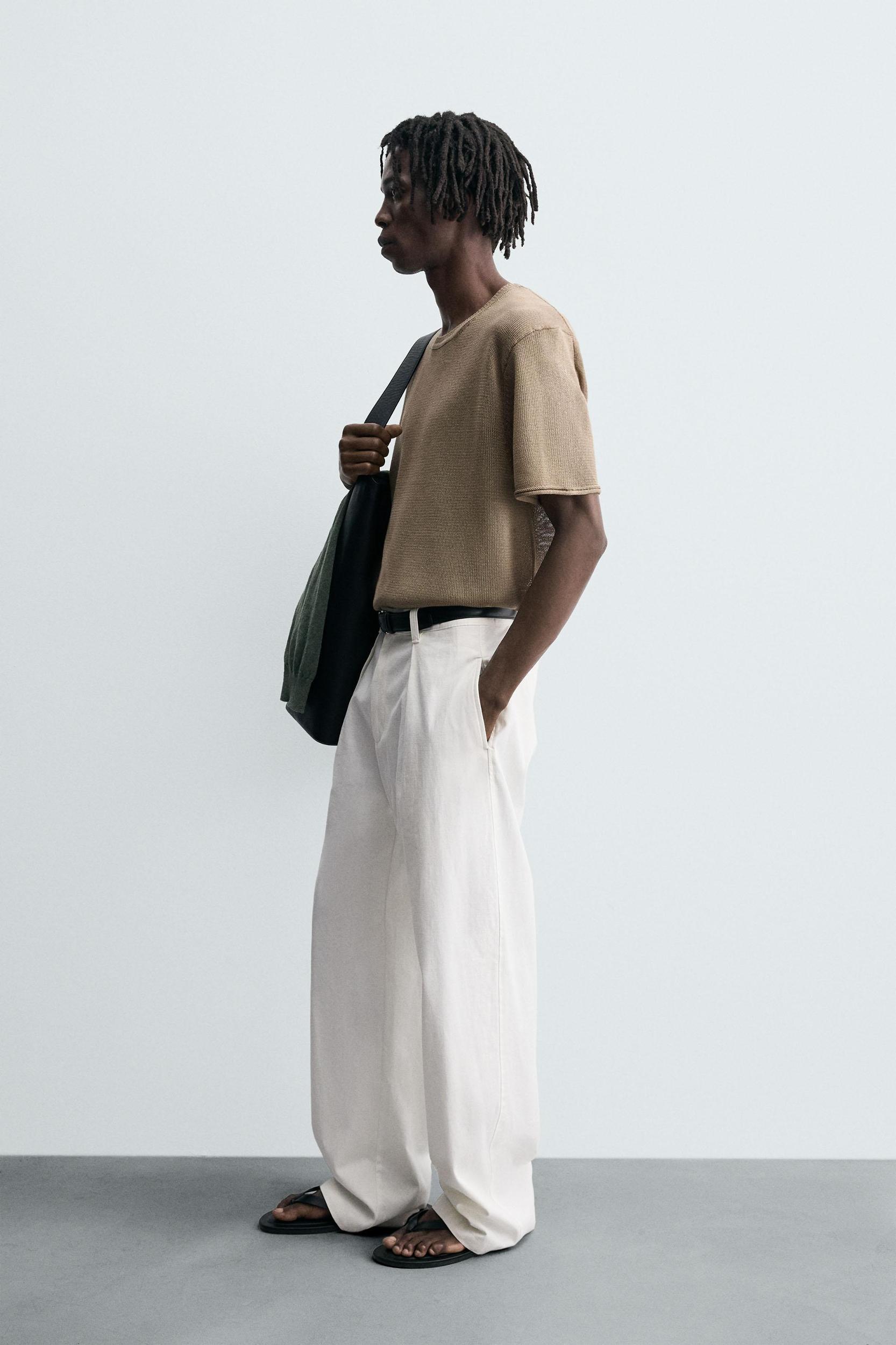 TEXTURED KNIT T-SHIRT Product Image