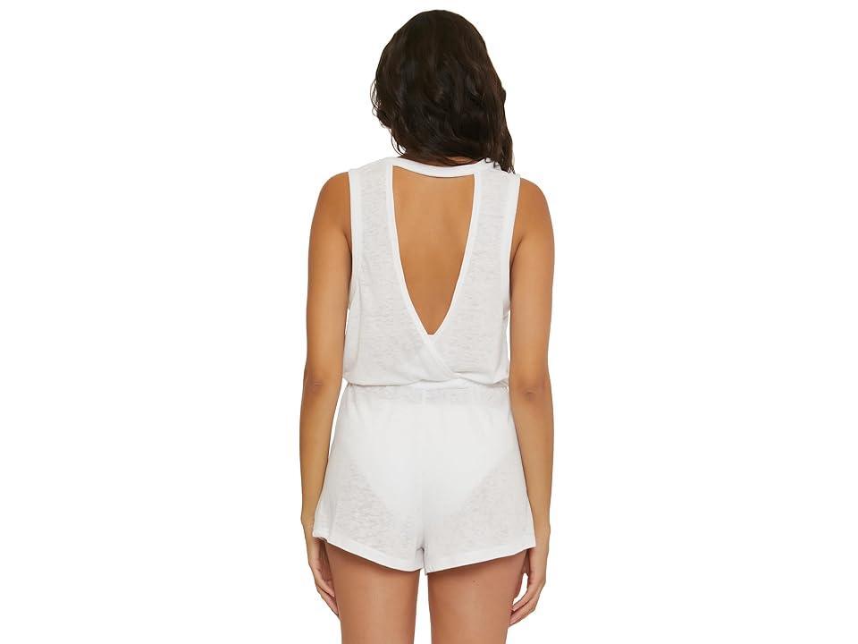 BECCA Beach Date Romper with pockets cover-up Women's Dress Product Image