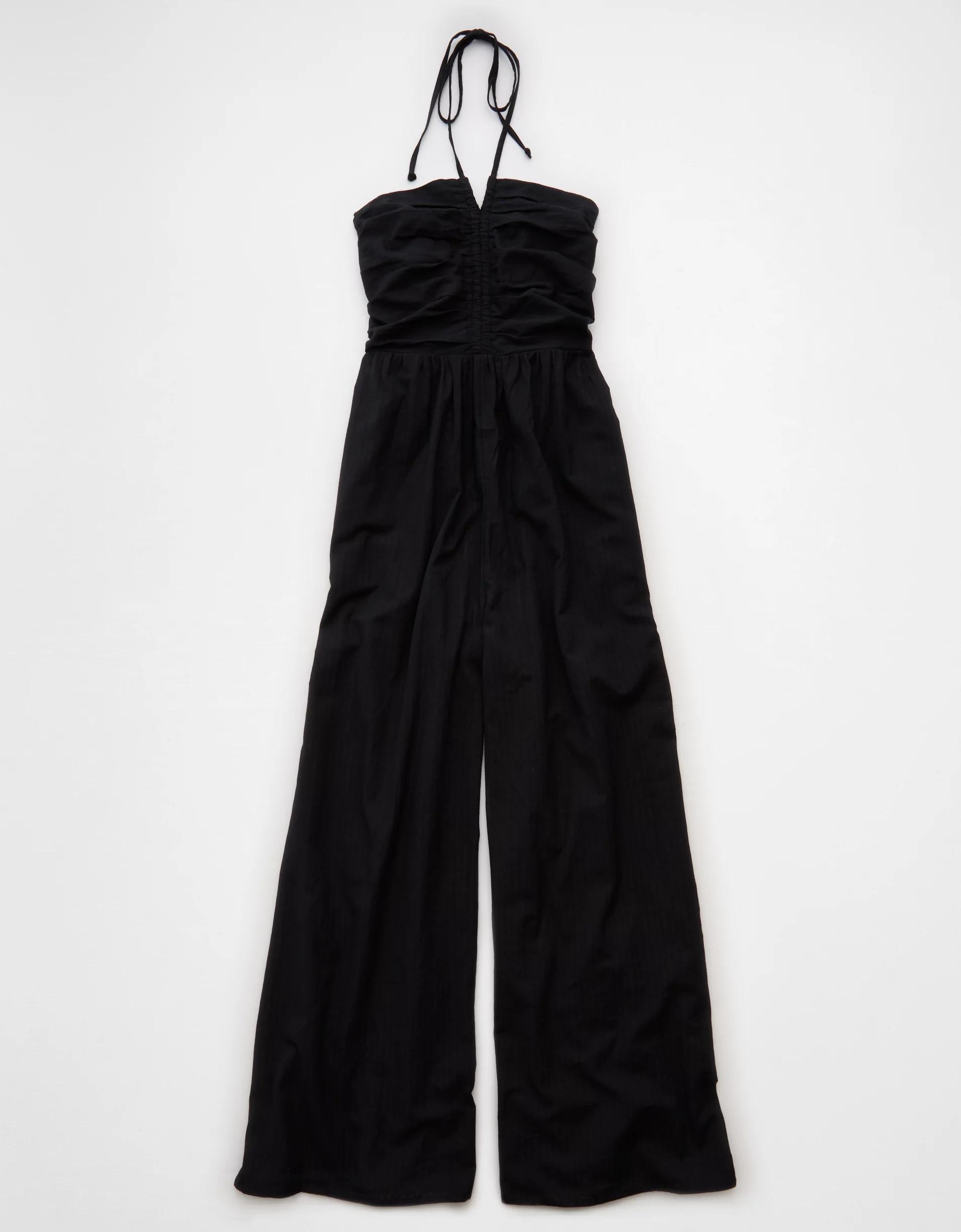 AE Cut-Out Halter Jumpsuit Product Image