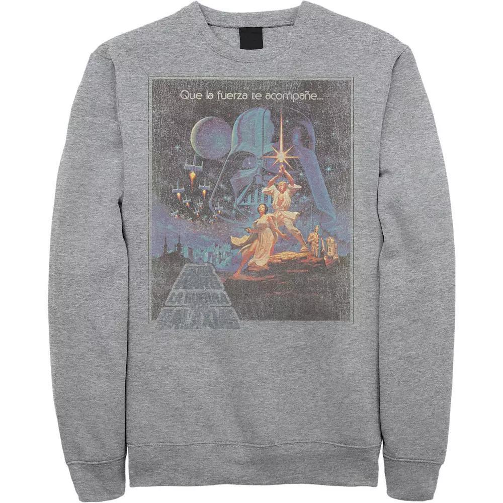 Men's Star Wars Faded VHS Cover Fleece Sweatshirt,  Product Image