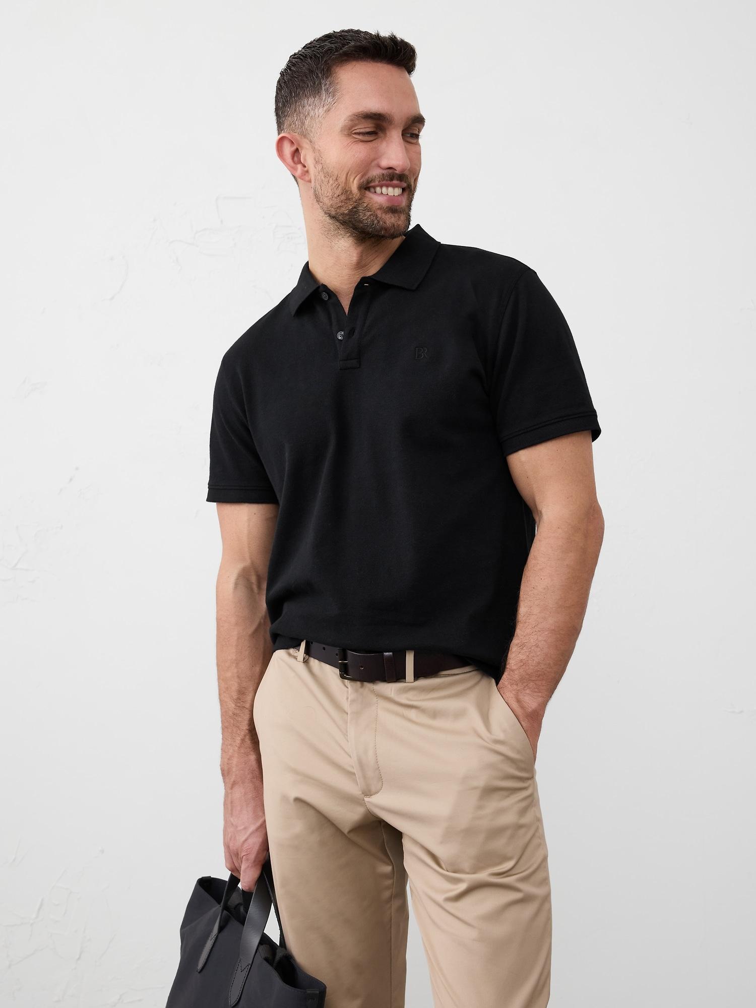 Slim Cotton Pique Polo Product Image
