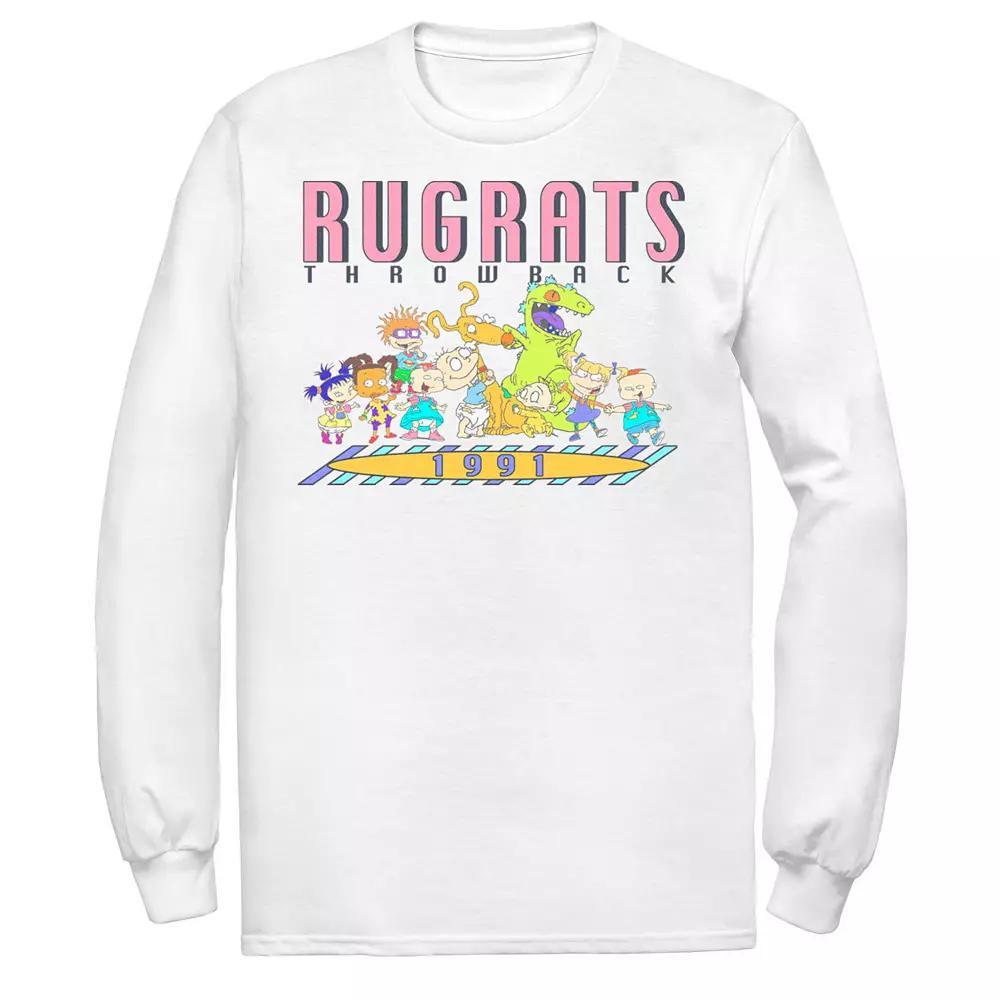 Men's Rugrats Throwback 1991 Group Shot Tee, Size: Medium, White Product Image