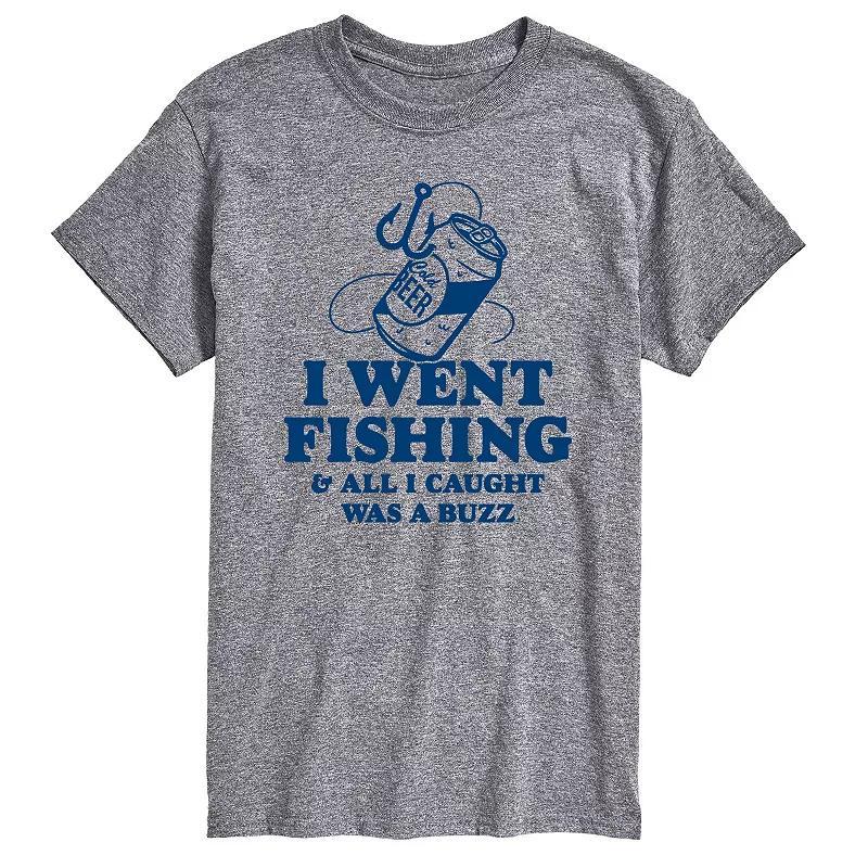 Men's Went Fishing Caught A Buzz Graphic Tee,  Product Image