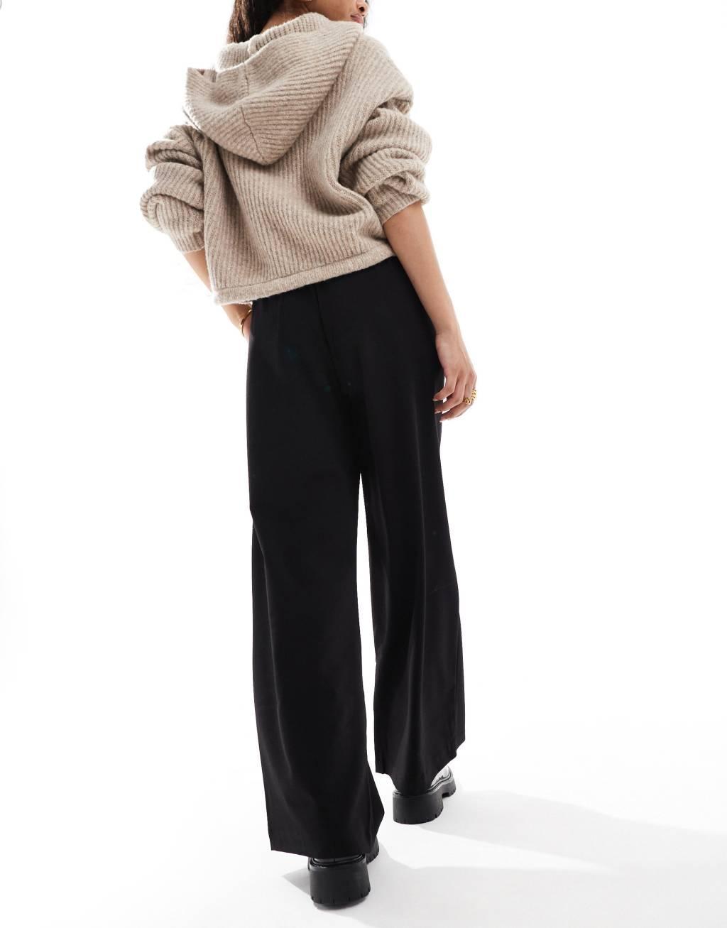 Stradivarius Petite tailored pull on pants Product Image