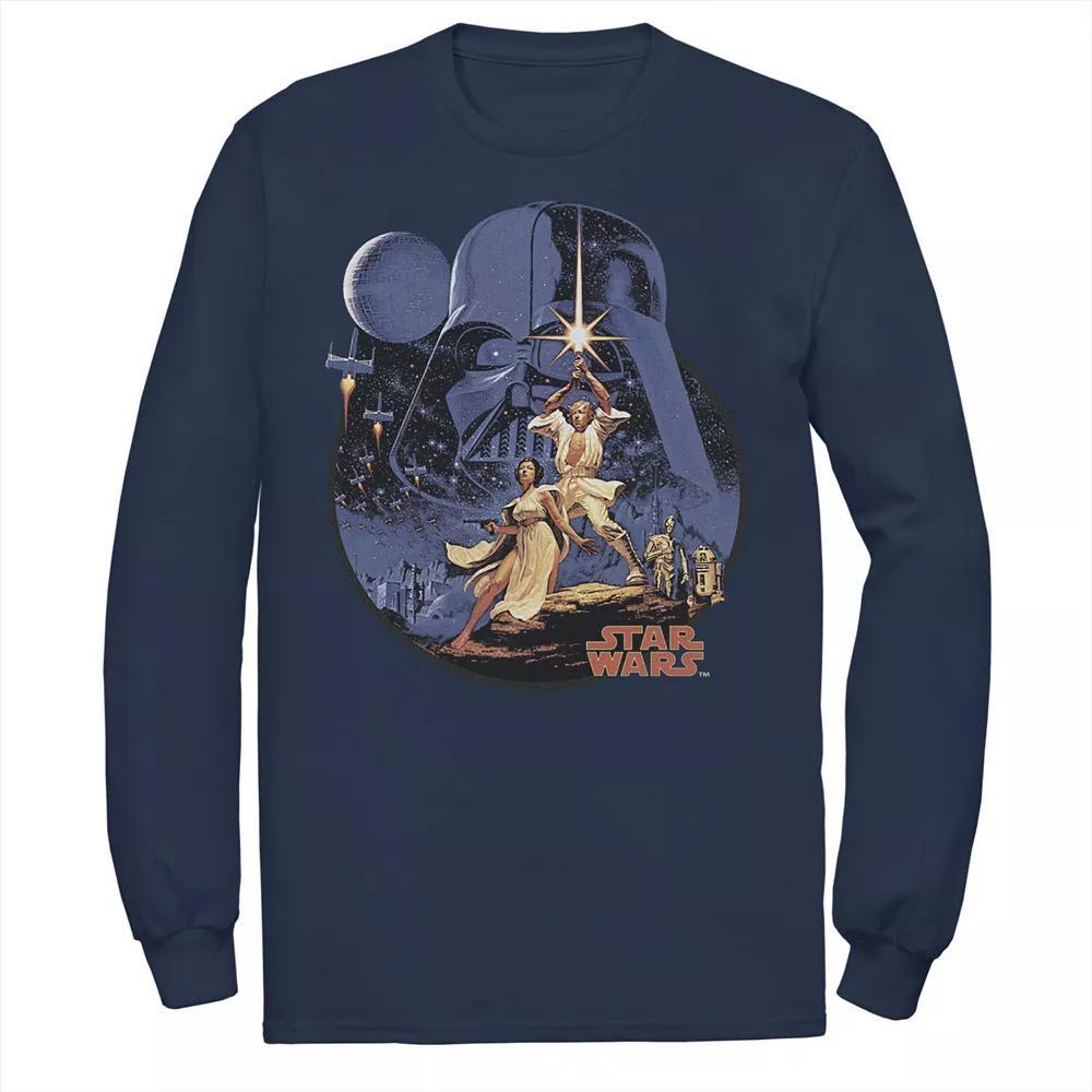 Men's Star Wars Group Shot Classic Tee, Size: XL 30, Blue Product Image