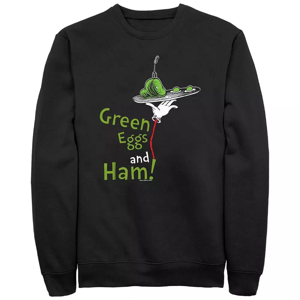Men's Dr. Seuss Green Eggs And Ham Are Served Graphic Fleece,  Product Image