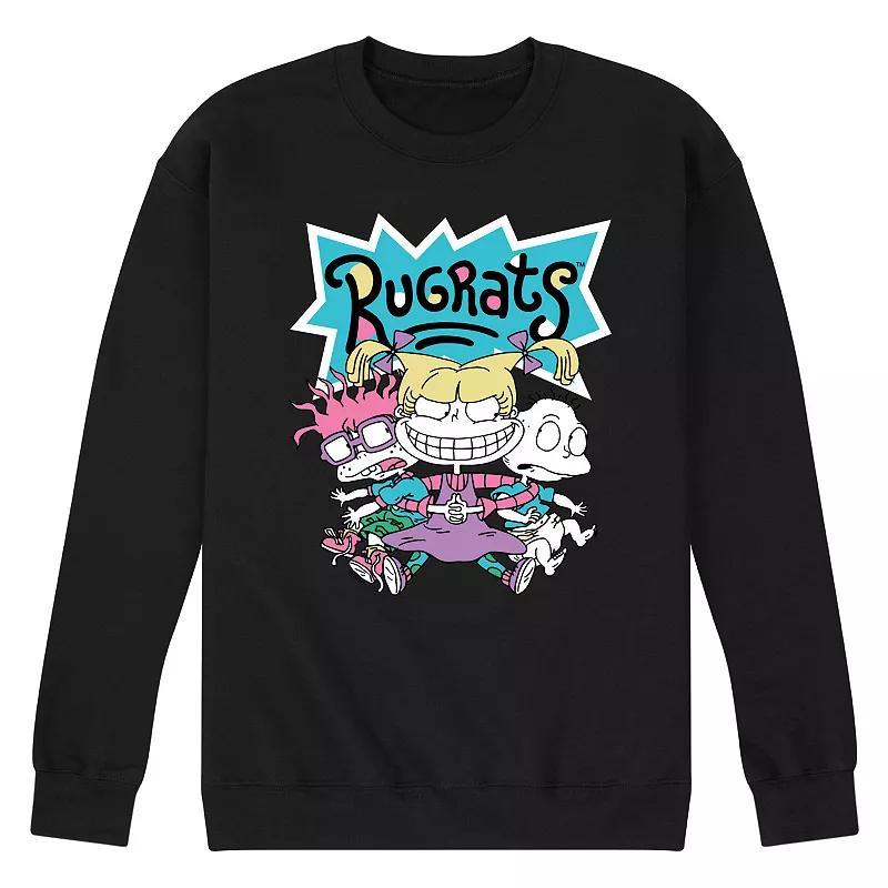 Mens Rugrats Squad Fleece Sweatshirt Blue Product Image