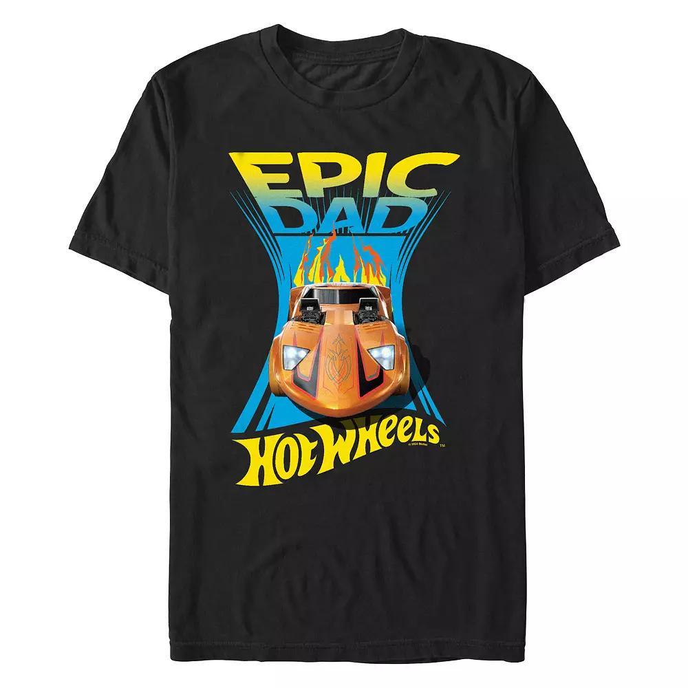 Men's Hot Wheels Epic Dad Graphic Tee, Size: XL, Black Product Image