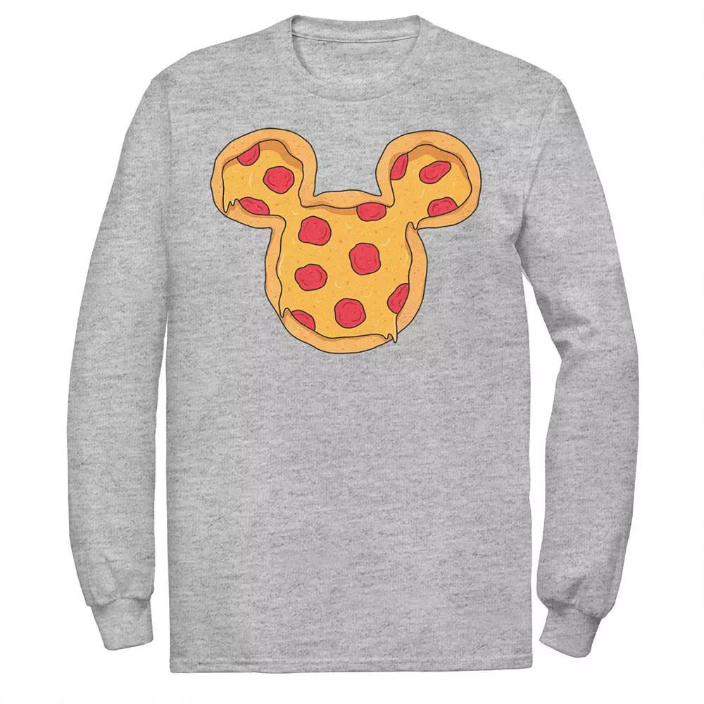 Disney's Mickey & Friends Big & Tall Mickey Pizza Ears Long Sleeve Tee, Men's,  Product Image