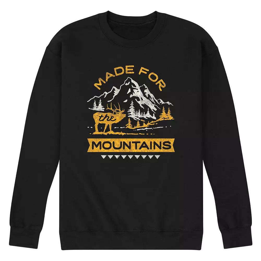 Men's Made for the Mountains Graphic Fleece Sweatshirt,  Product Image