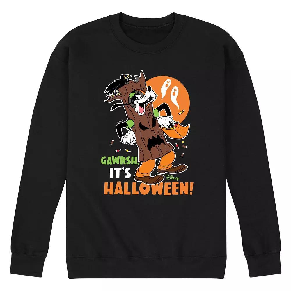Disney's Goofy Men's Gawrsh It's Halloween Fleece Sweatshirt,  Product Image