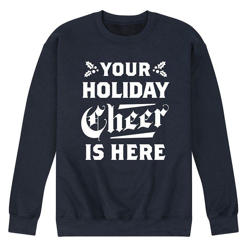 Men's You'r Holiday Cheer Is Here Sweatshirt, Size: XXL, Blue Product Image