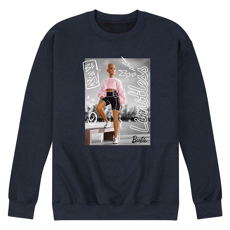 Mens Barbie Limitless Graphic Sweatshirt Blue Product Image