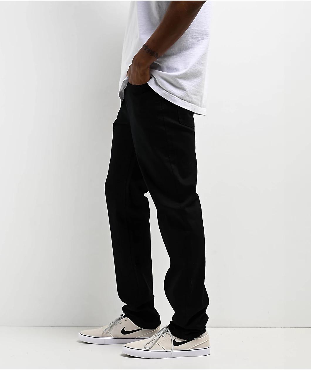 Empyre Verge Destroyed Black Tapered Skinny Jeans Product Image