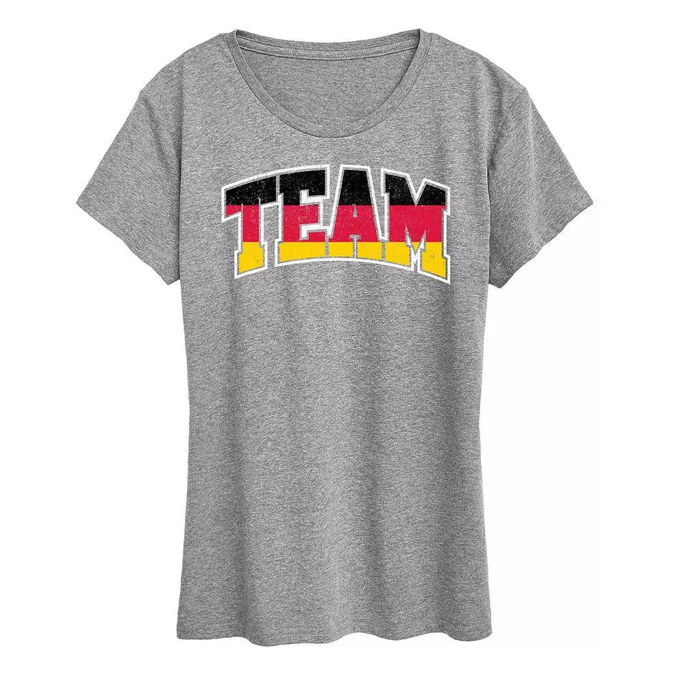 Women's Team Germany Graphic Tee, Size: Large, Black Product Image