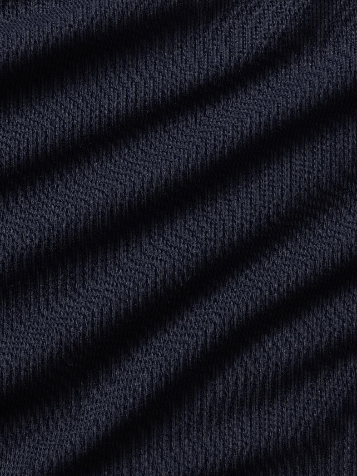 Signature Rib Square Neck Crop Tank Product Image