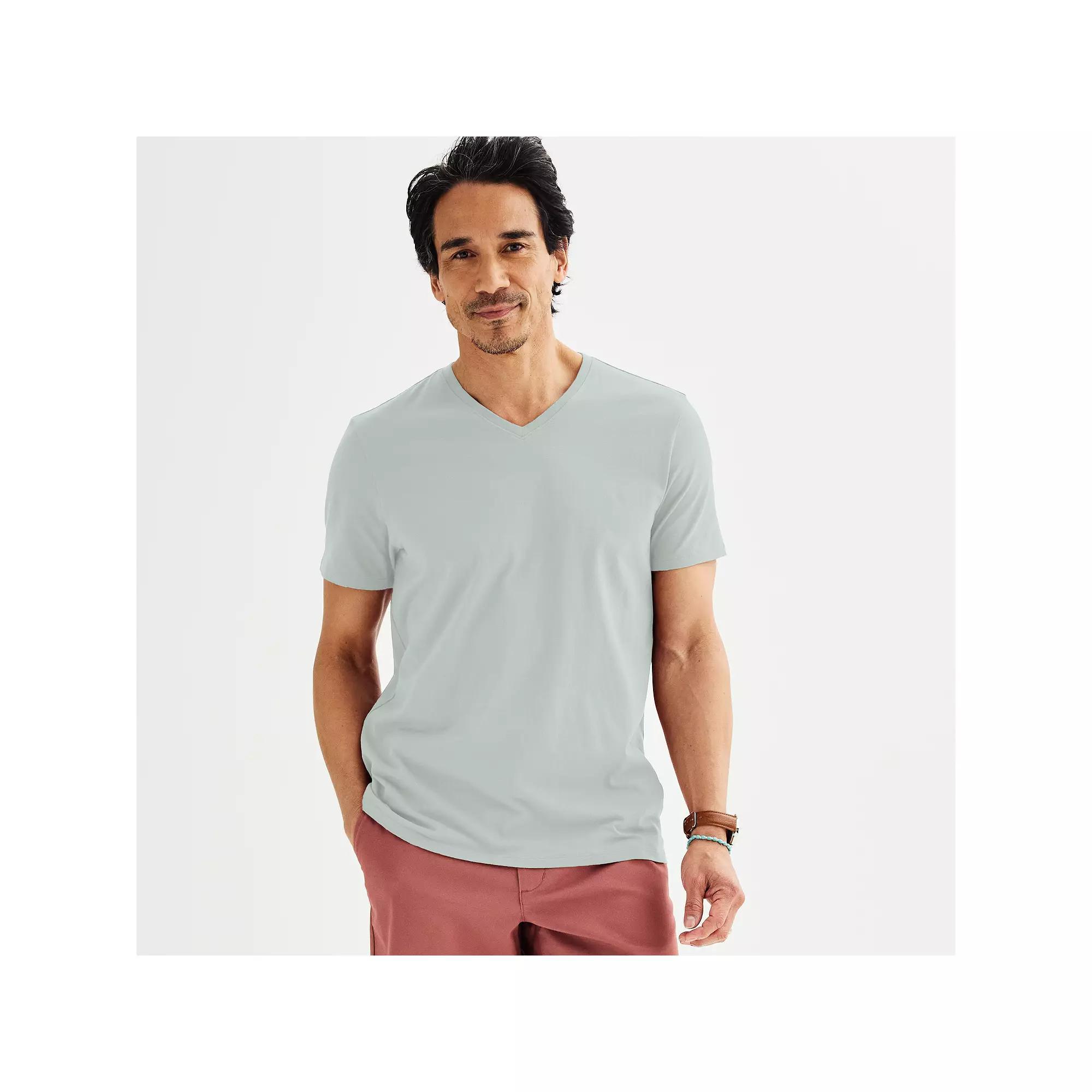 Men's Apt. 9® Premier Flex Short Sleeve V-Neck Tee,  Product Image