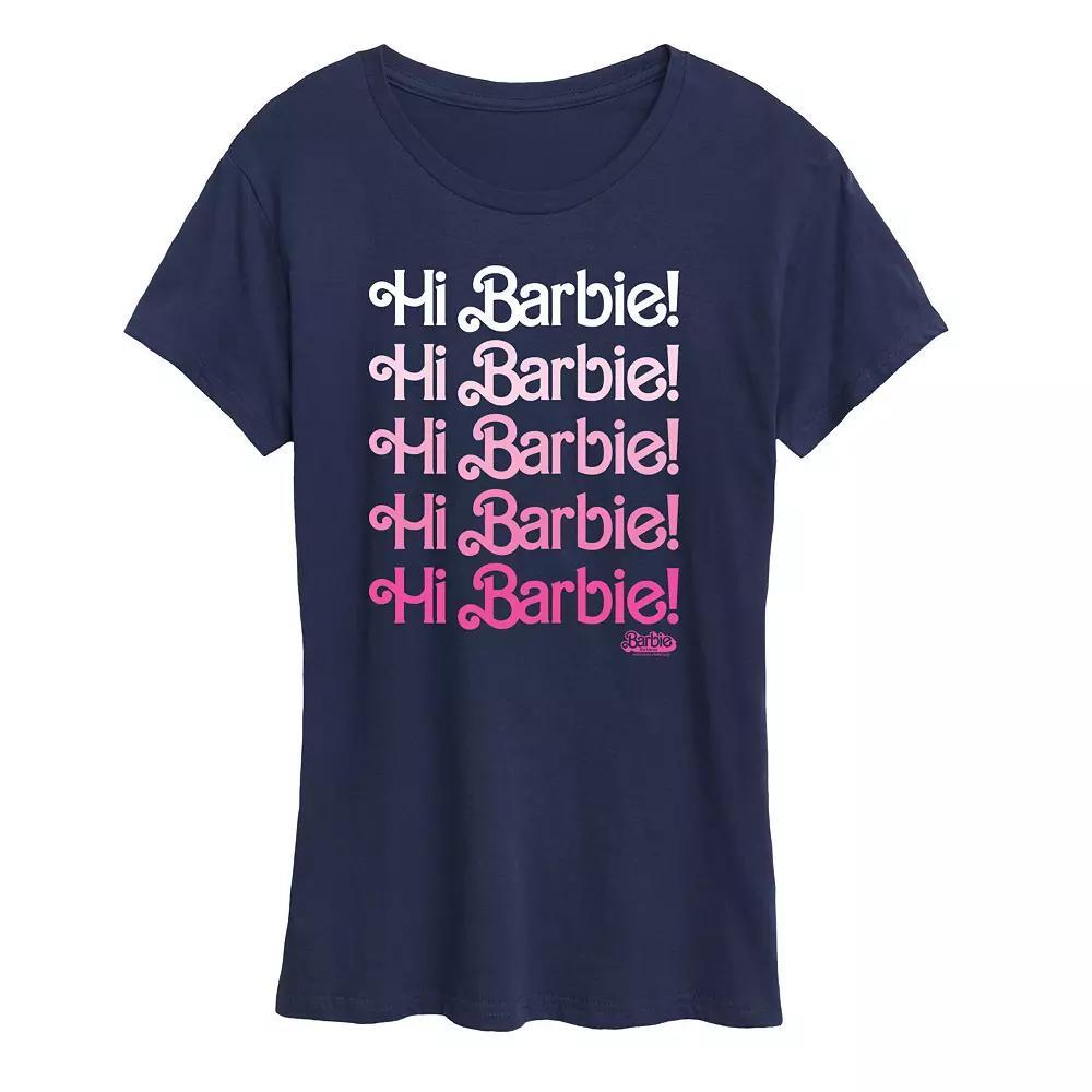 Women's Barbie The Movie Hi Barbie Graphic Tee, Girl's,  Product Image